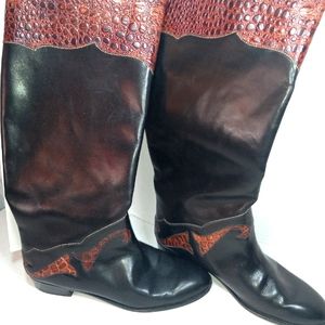 Botticelli Vintage riding boots Pure Leather Size 9 1/2